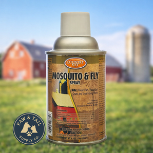 Country Vet Mosquito & Fly Spray 6.9 oz Insect Killer for Farms Outdoors