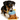 SPOT Fun Food Fido's Famous Cookies Dog Toy Crinkle Squeaker Ballistic