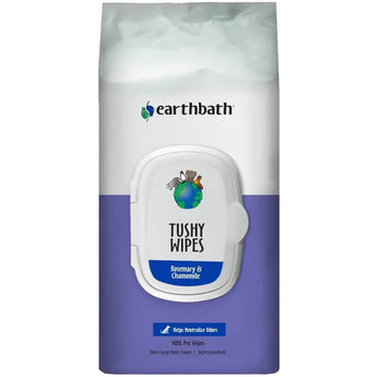 Earthbath Tushy Wipes Rosemary & Chamomile 100 Count Earthbath