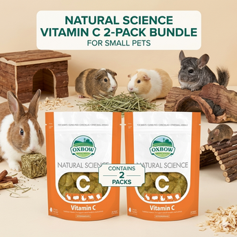 Oxbow Natural Science Vitamin C Guinea Pig Supplement with Timothy Hay ...