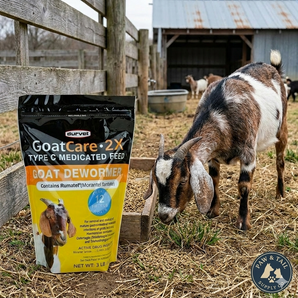Durvet Goat Care 2X Type C Feed Pellets Goat Dewormer 3 lbs.