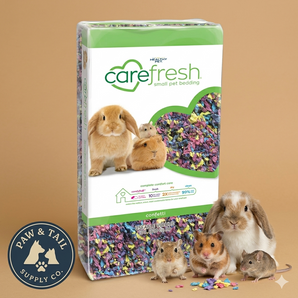 Carefresh Confetti Small Pet Bedding 10L Soft Paper Bedding Dust Free