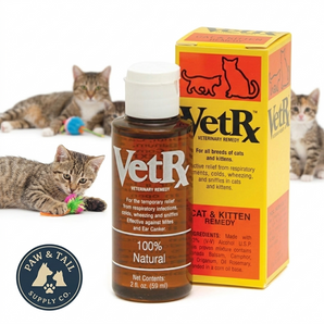 VetRx Cat Kitten Respiratory Treatment Natural Congestion Allergy Relief 2 oz.