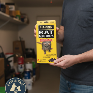 Harris Rat Glue Traps 2 Pack Large Sticky Boards for Rats Mice Roaches Spiders
