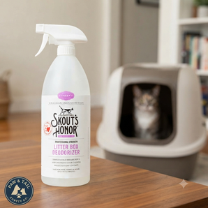 Skout's Honor Professional Cat Litter Deodorizer Spray Cruelty-Free 35 oz.