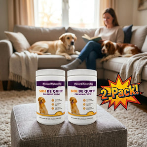 PiccardNaturePets Shh Be Quiet! Calming Aid Dog Supplement 60 Count 2-Pack