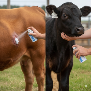 Bayer Catron IV Worm Spray 10 oz. Fly Maggots Ear Tick Spray for Livestock & Horses