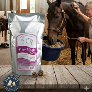 Mare Magic Calming Horse Supplement 8 oz. Raspberry Leaf for Mares & Geldings Relax