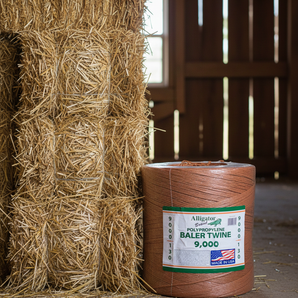 Alligator Brand Orange Polypropylene Baler Twine 9000 ft High Strength Trouble-Free