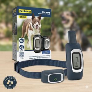 PetSafe Remote Dog Trainer Behavior Training for Medium Large Dogs 100 Yard Range