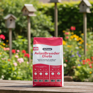 ZuPreem AvianBreeder FruitBlend Bird Food Breeding Nutrition Natural Flavors 40lbs.