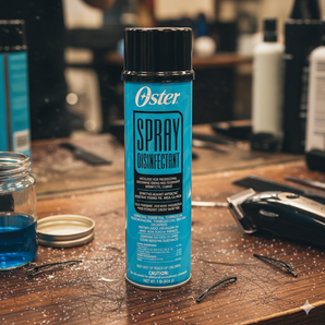 Oster Spray Disinfectant Kills Germs Cleans Grooming Tools Odor Control 16 oz.