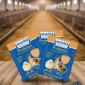 Sav-A-Chick Probiotic Digestive Health Supplement Poultry 3PCK
