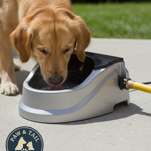 Bear Bear Pet Aqua Buddy Automatic Float Waterer 2 Qt Silver Black Outdoor
