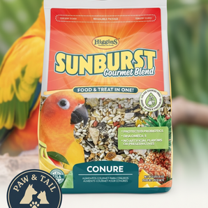 Higgins Sunburst Gourmet Blend Conure Bird Food 3lbs.