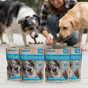 Wholesomes Cleo's Jerky Sticks Grain Free Dog Treats 25 oz. 4-Pack