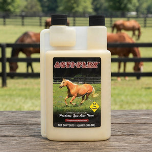 Cox Veterinary Acti-Flex Joint Compound Liquid Quart Horse Supplement 32 Day Supply