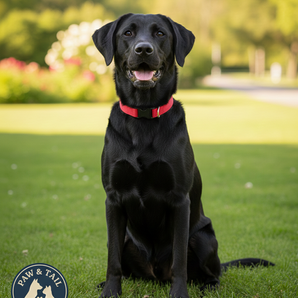 Lupine Pet 2 Hole Adjustable Nylon Replacement Dog Collar Strap 3/4 inch, Red