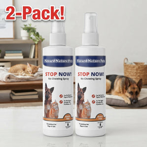 PiccardNaturePets Stop Now! No Chewing Pet Training Spray 8 oz. 2-Pack