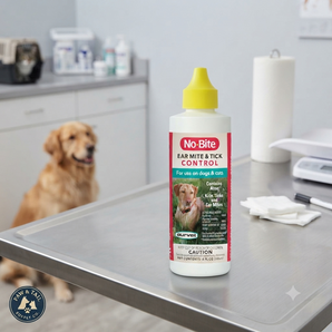 Durvet No-Bite Ear Care for Dogs & Cats Ear Cleaning Solution 4 oz.