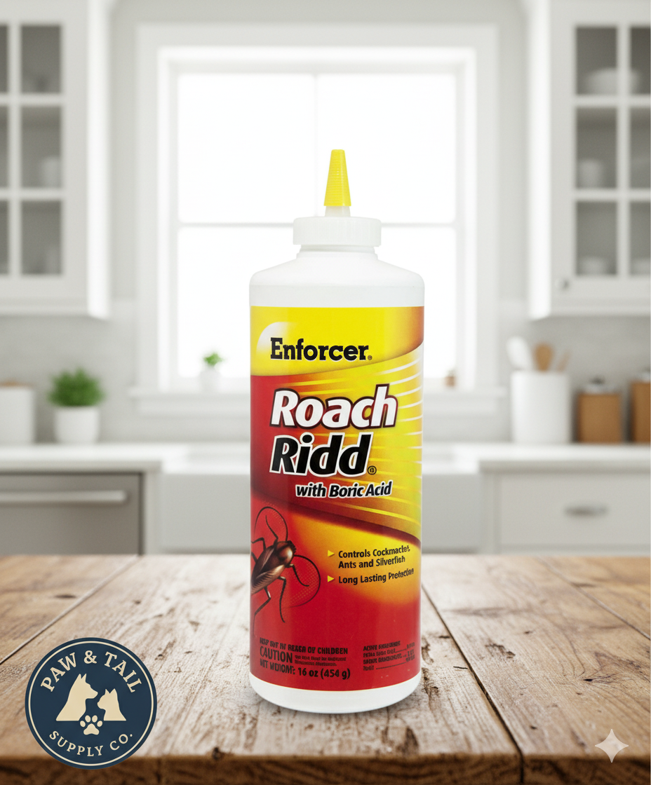 Roach Ridd Enforcer Roach Ridd with Boric Acid 16 oz Roach Ant Silverfish Killer ...