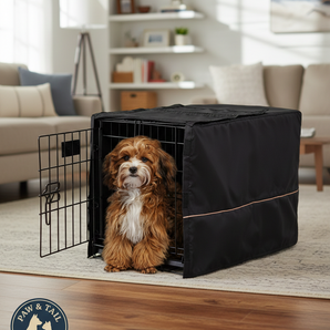 Midwest Quiet Time Pet Crate Cover Black 23″ x 13.5″ x 15″
