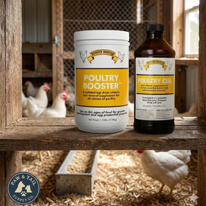 Rooster Booster Poultry Cell 16 oz + Poultry Booster 1.25 lb Poultry Care Bundle
