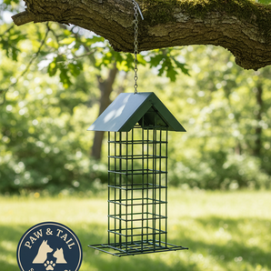 Wild Delight Block Bird Feeder Vinyl-Coated Wire Rust-Resistant Block Holder