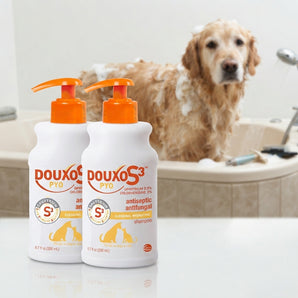 DOUXO S3 PYO Shampoo for Dogs and Cats Skin & Coat Care 6.7 oz. 2-Pack
