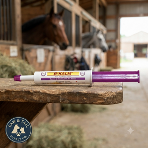 Farnam Horse Health B-Kalm Equine Paste Supplement Cherry 1.2 oz Syringe