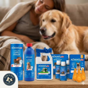 Adams Complete Indoor & Outdoor Flea Treatment System for Medium Dogs 15–30 lbs