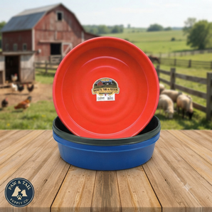 Little Giant Plastic Utility Pan 3 Gallon Livestock Feed Bucket