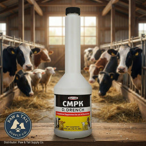 Durvet CMPK D3 Liquid Oral Drench Calcium Supplement for Cattle 12 oz.
