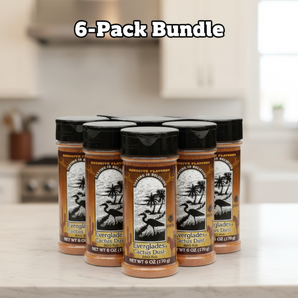 Everglades Cactus Dust BBQ Rub 6 oz. Mesquite Caramelizing Blend Made in USA 6-Pack