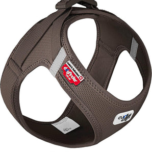 Dog Curli Air Mesh Clasp Brown Vest Harness
