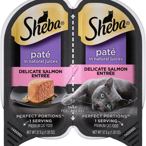 Chicken Kitten Wet Food Cat Sheba Perfect Portions Premium Pate Salmon (2.65oz)