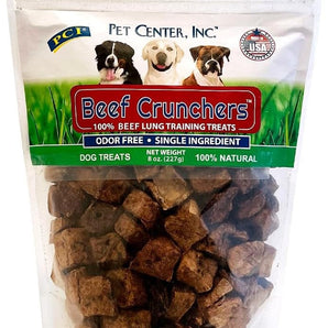PCI Beef Crunchers Lung Bites Dog Treats (8oz)