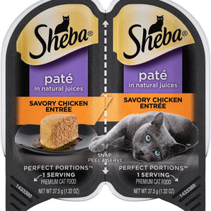 Chicken Kitten Wet Food Cat Sheba Perfect Portions Premium Pate (2.65oz)