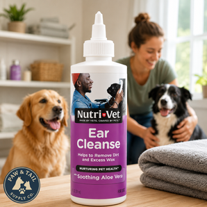 Nutri-Vet Dog Ear Cleanser with Aloe & Salicylic Acid Liquid 8 oz.