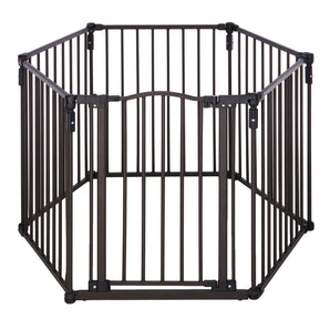 North States 3-in-1 Arched Décor Metal Superyard Six-Panel