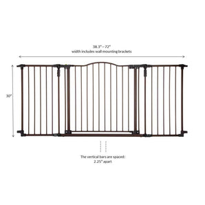 Deluxe Décor Wall Mounted Pet Gate