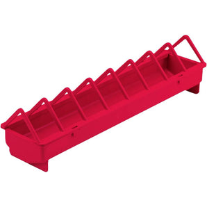 Little Giant Plastic Poultry Trough Feeder Wide Spacing for Chickens & Ducks, 20-In