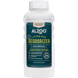 Alzoo Cat Litter Deodorizer Fragrant Sweet Vanilla Granules 26.6 oz.