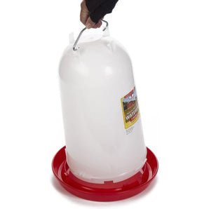 Little Giant Plastic Poultry Drinker Heavy Duty Waterer 3 Gallon