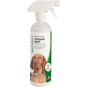 Durvet Naturals Oatmeal Mist Anti-Itch Pet Spray Moisturizing 17 oz.