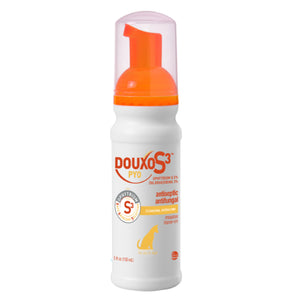 Douxo S3 PYO Mousse Dogs & Cats No-Rinse Skin Coat Care 5.1 oz