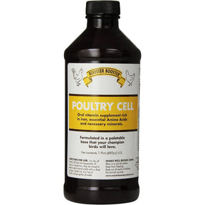 Rooster Booster Poultry Cell Vitamin Supplement 16 oz. Bird Iron Amino Acids B-Complex
