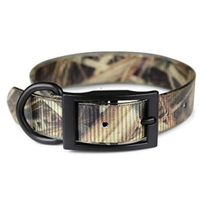 SunGlo Dog Collar Blades Camo 1" x 27" Waterproof Hunting Collar Heavy-Duty