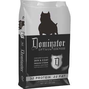 Valu-Pak Dominator 32-22 Dog Food for Puppies & Adults 20 lb USA Made