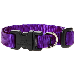 Lupine Pet E-collar Adjustable Nylon Replacement Dog Strap 3/4 inch, Purple